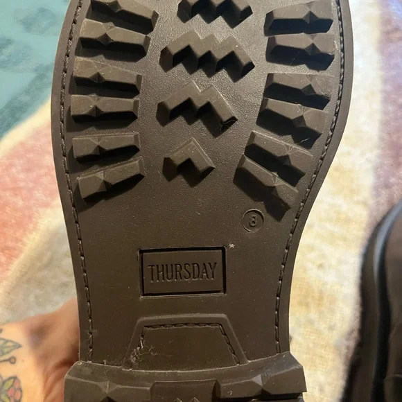 Thursday Boot Company Dark Brown Combat Boots - Picture 3 of 8